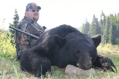 Brads First Black Bear On The First Day