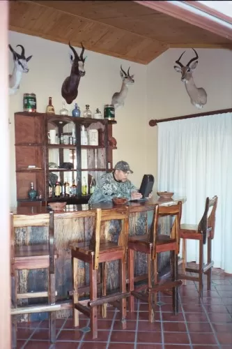 Client Taking mid afternoon break at Bar